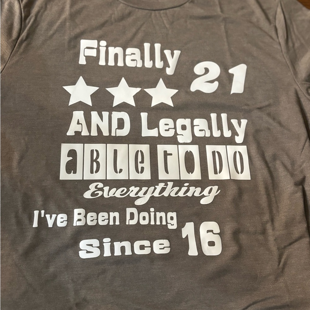 Men's Gray Long Sleeve Tee
